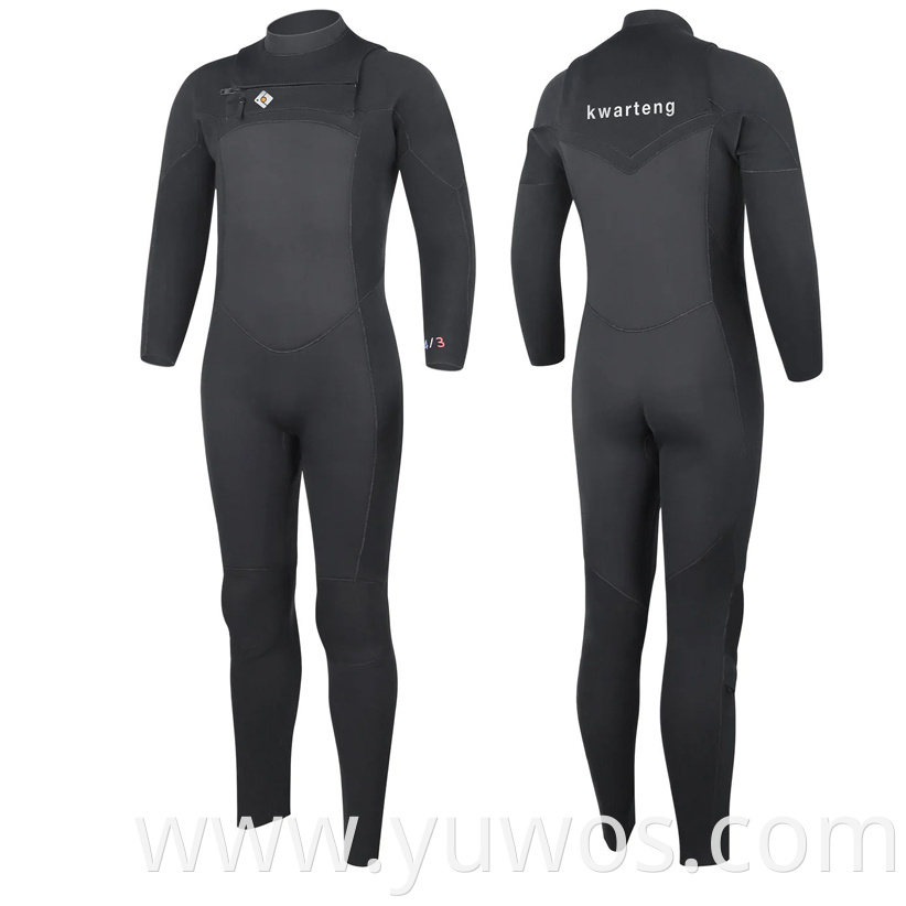 Mens 4 3mm Chest Zip Wetsuit G5nr 03